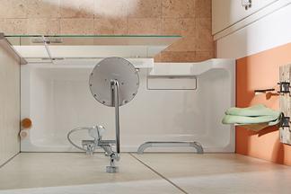 Die DuschWanne HSK Dobla aus der Vogelperspektive