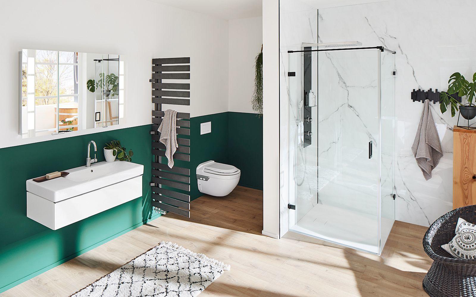 Duschkabine Atelier Plan im freundlichen Badezimmerambiente